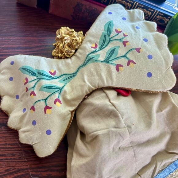 Vintage House of Lloyd Folk Art Christmas Angel Shelf Sitter - Picture 5 of 9